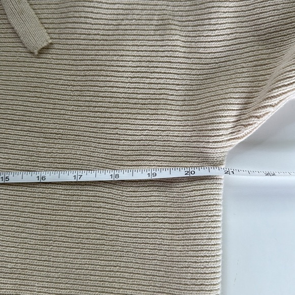 Everlane Cream Cotton Wool Sweater Size S - Picture 8 of 9